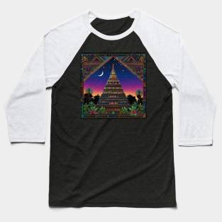 Psychedelic Apocalypse Eclipse Dreams 190 Baseball T-Shirt